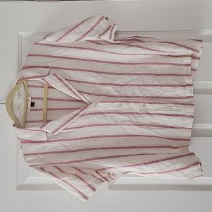 Striped linen top